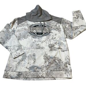 RedHead White Gray Camo Active Strata Deer Logo Hunting Hoodie Men’s Size XL